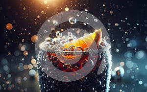 Cola water, soda water, soda drink background image