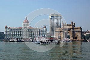 Colaba, Mumbai from the sea photo