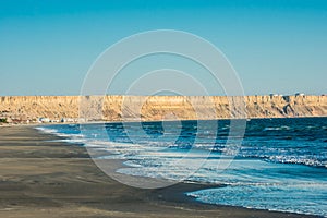 Colan beach peruvian coast Piura Peru