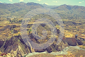 Colca Canyon, Peru,South America.