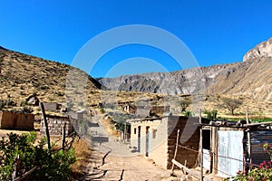 The Colca Canyon small village