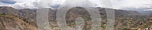 colca Canyon and Valley Panorama photo