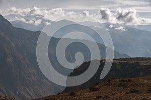 Colca river Canyon landscape