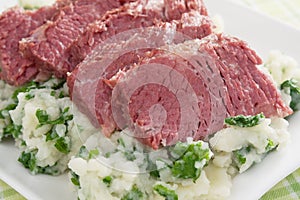 Colcannon and Corned Beef