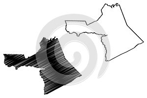 Colchester County (Canada, Nova Scotia Province, North America) map