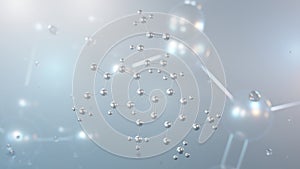 colchicine molecular structure, 3d model molecule, antigout agents, structural chemical formula view from a microscope