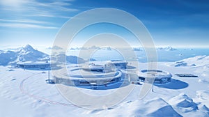 cold arctic polar stations