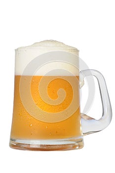 Cold beer mug