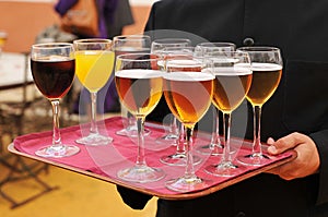 Cold beer and soft drinks, bartender, catering service