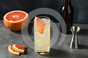 Cold Boozy Grapefruit Gin Radler