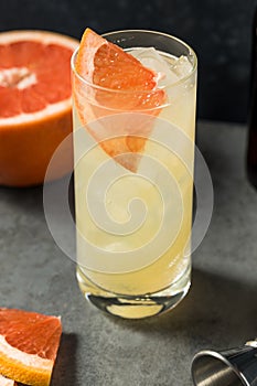 Cold Boozy Grapefruit Gin Radler