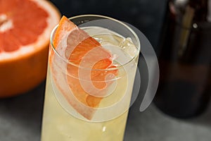 Cold Boozy Grapefruit Gin Radler