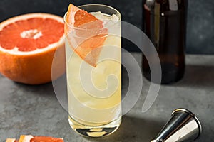 Cold Boozy Grapefruit Gin Radler