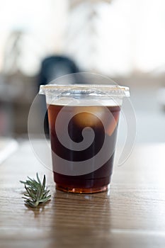 Cold brew or Nitro Coffee drink