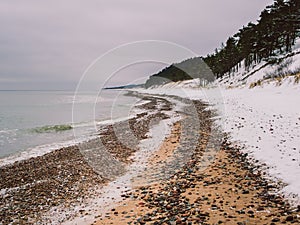 Cold Coastlines: The Charm of a Winter Beach, Uzavas Baka, Latvija