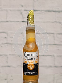 Cold corona beer