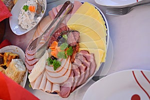 Cold cuts plate