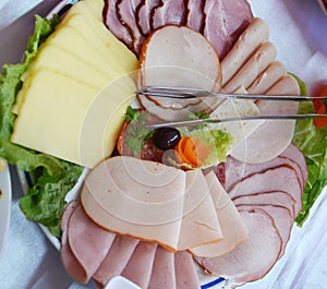 Cold cuts plate