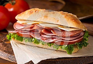 Cold Cuts Sandwich photo