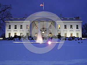 Cold December Day at the White House