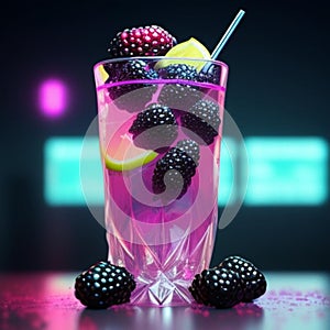 cold drinks with Ai generated