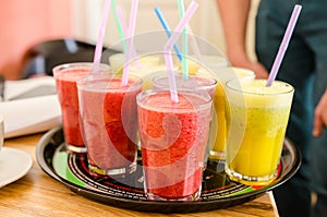 Cold drinks- vegan smoothies