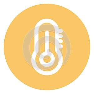 Cold, forecast bold outline vector icon which can easily modify or edit