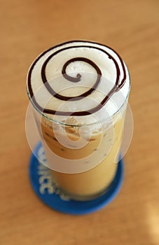 ice capuchino coffee
