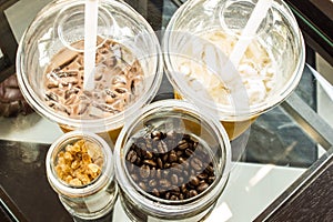 Cold fresh ice coffee