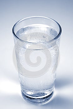 Cold glass of water