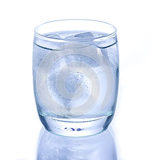 Cold Glass of Water with Condensation