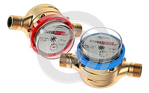 Cold and hot water meters