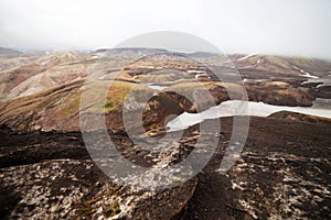 Cold Icelandic Landscape - Laugavegur, Iceland