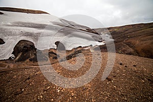 Cold Icelandic Landscape - Laugavegur, Iceland