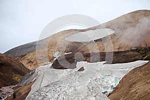 Cold Icelandic Landscape - Laugavegur, Iceland