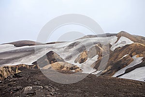 Cold Icelandic Landscape - Laugavegur, Iceland