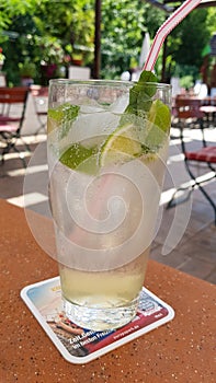 Cold Limonade with limette