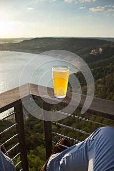 Cold local texian beer photo