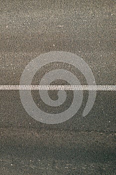 Cold plastic structured stripes with dot pattern for road surface marking as background