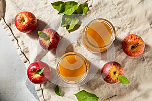 Cold Refreshing Apple Cider Juice