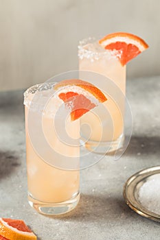 Cold Refreshing Tequila Paloma Cocktail