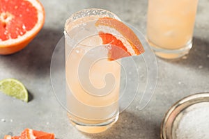 Cold Refreshing Tequila Paloma Cocktail