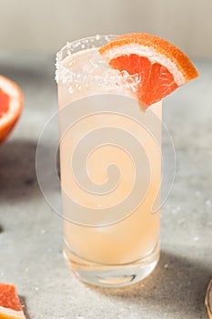 Cold Refreshing Tequila Paloma Cocktail