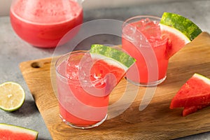 Cold Refreshing Watermelon Agua Fresca