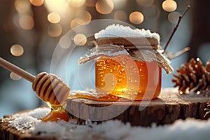 Cold remedy Honey jar, a comforting solution for winter ailments