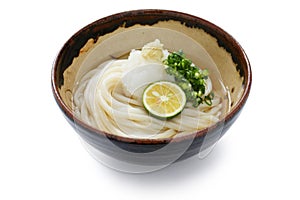 Cold Sanuki Udon noodle, japanese food