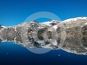 Blue sea like a miroor