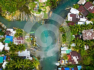 Cold Spring River in Surigao del Sur. Philippines.