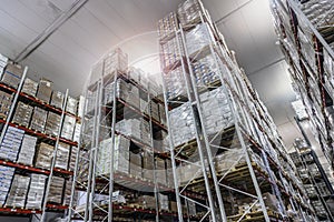 Cold storage, grocery warehouse for storing perishable meat, fish, vegetables products