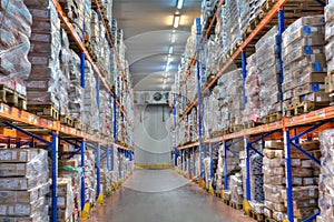 Cold storage refrigerated warehousing, frozen food